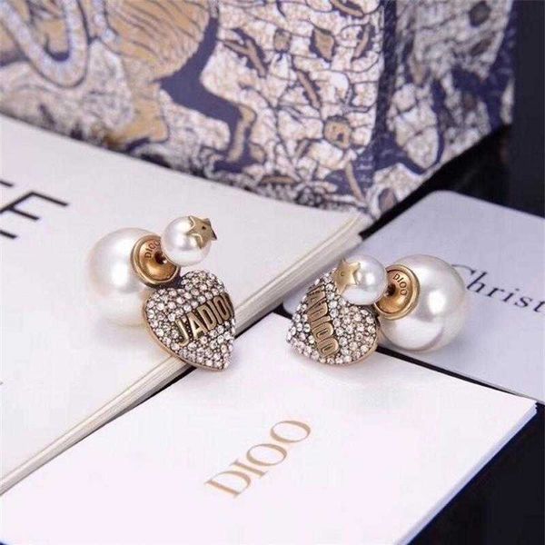 d family earrings / dijia autumn and winter love letter pearl earrings women's fashion creative personality3, Silver
d family earrings / dijia autumn and winter love letter pearl earrings women's fashion creative personality3, Silver