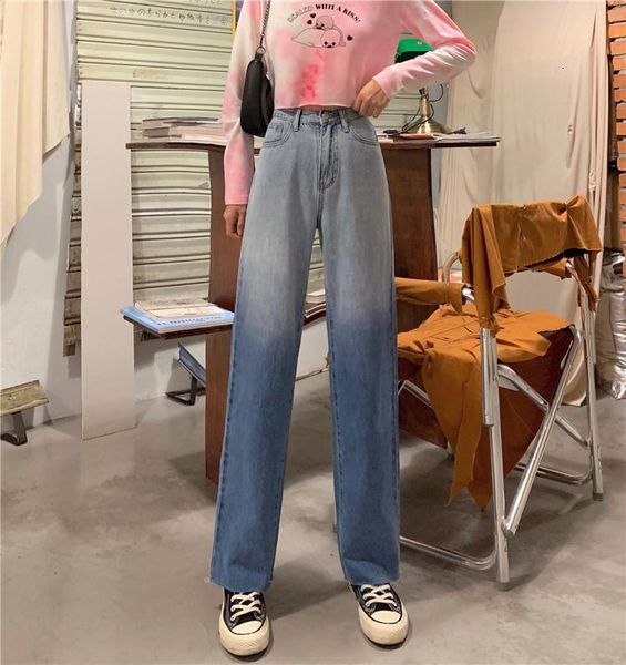 women's jeans washed gradient blue women's retro fashion quality woman high waist harajuku straight leg pants h4u4
women's jeans washed gradient blue women's retro fashion quality woman high waist harajuku straight leg pants h4u4