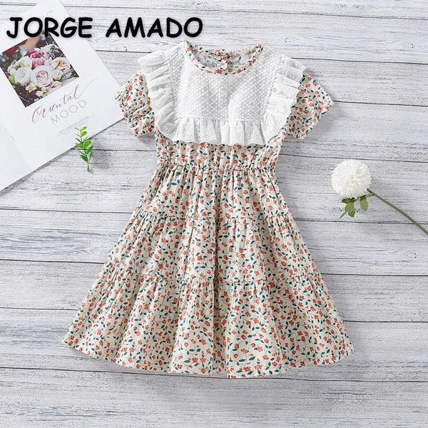 summer kids girls dress patchwork floral short sleeves princess dresses cute style outfits children clothes e636 210610, Red;yellow
summer kids girls dress patchwork floral short sleeves princess dresses cute style outfits children clothes e636 210610, Red;yellow