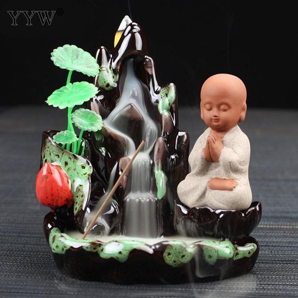 fragrance lamps incense stick burner backflow cone holder censer oud incenso aroma creative cute monk crafts decor
fragrance lamps incense stick burner backflow cone holder censer oud incenso aroma creative cute monk crafts decor