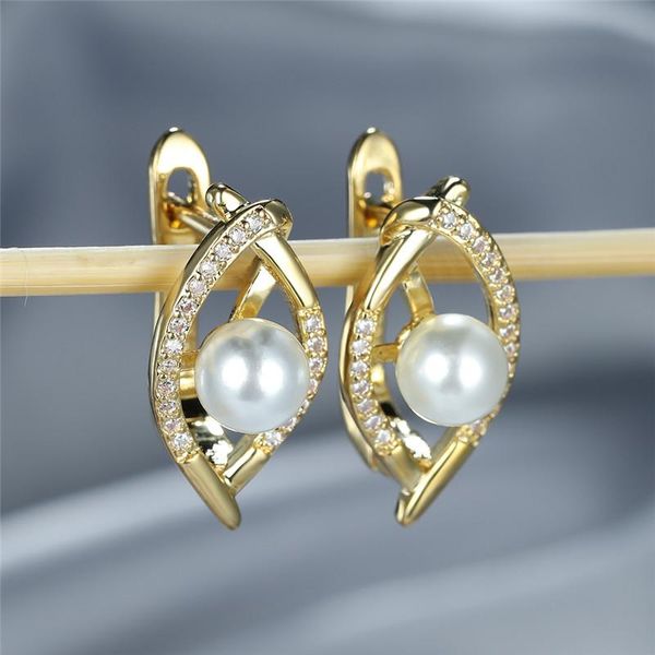 hoop & huggie simple fashion small round stone earrings charm gold silver color vintage hollow white pearl for women wedding, Golden;silver
hoop & huggie simple fashion small round stone earrings charm gold silver color vintage hollow white pearl for women wedding, Golden;silver