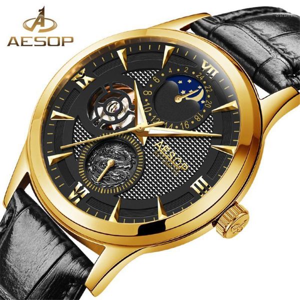 automatic men watches luxury men's mechanical moon phase watch for business fashion montre homme wristwatches, Slivery;brown
automatic men watches luxury men's mechanical moon phase watch for business fashion montre homme wristwatches, Slivery;brown