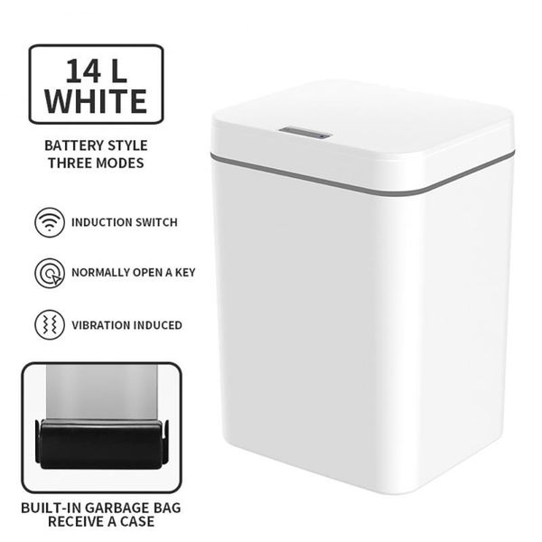 waste bins 14l intelligent trash can automatic sensor dustbin electric bin home rubbish for kitchen bathroom garbage
waste bins 14l intelligent trash can automatic sensor dustbin electric bin home rubbish for kitchen bathroom garbage