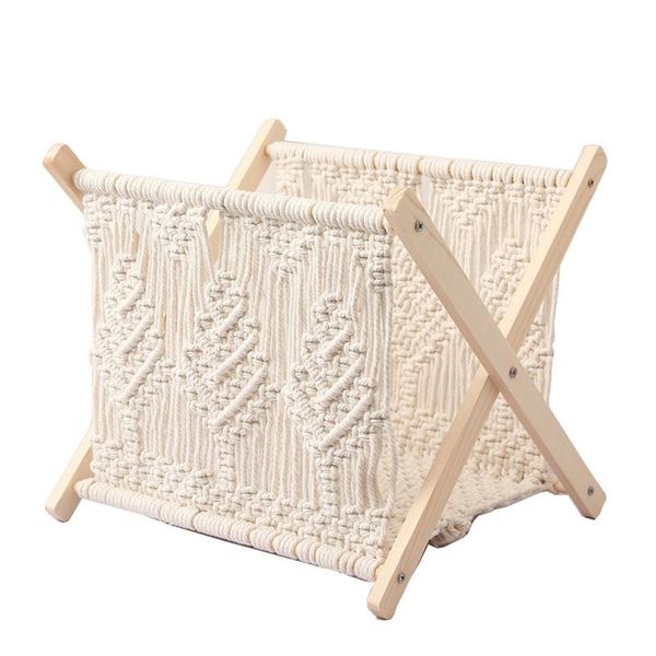 hooks & rails nordic cotton rope woven storage rack magazine creative deskfloor bohemian style
hooks & rails nordic cotton rope woven storage rack magazine creative deskfloor bohemian style