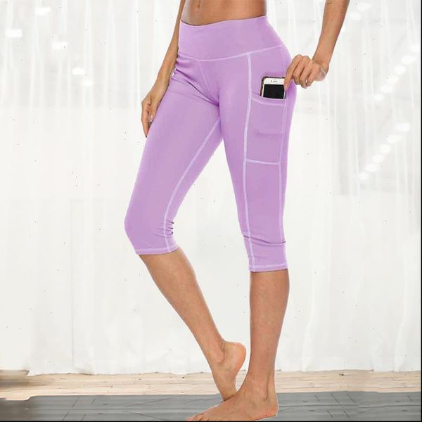 women leggings workout capri fitness high waist jogger pants with side pocket ladies sportwear running legins, Black
women leggings workout capri fitness high waist jogger pants with side pocket ladies sportwear running legins, Black