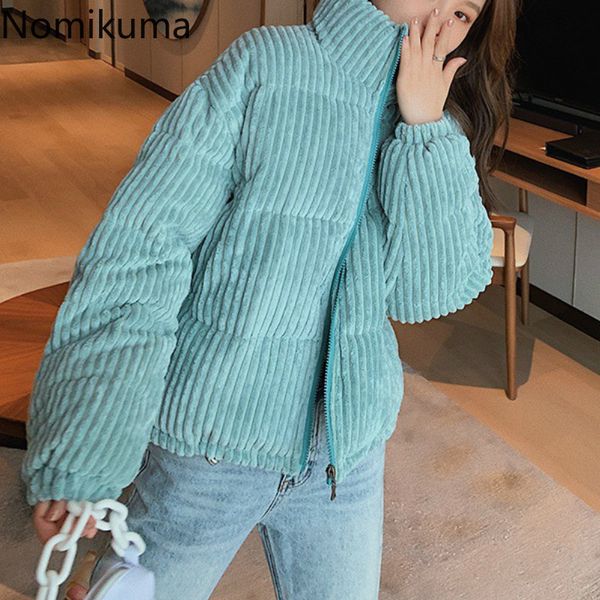 nomikuma stand collar long sleeve short jackets women solid color high waist casual loose parka zip-up korean style 3d312 210514, Black;brown
nomikuma stand collar long sleeve short jackets women solid color high waist casual loose parka zip-up korean style 3d312 210514, Black;brown