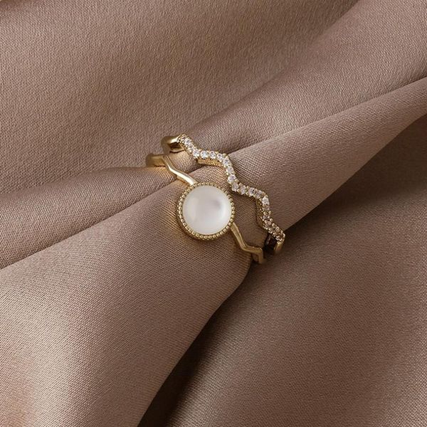 cluster rings 2021 arrival trendy crystal geometric double layer for women fashion opals cute jewelry gifts, Golden;silver
cluster rings 2021 arrival trendy crystal geometric double layer for women fashion opals cute jewelry gifts, Golden;silver
