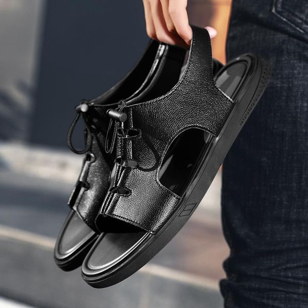 sandals roman sandal men's summer style outdoor non-slip breathable fashion black beach leather shoes casual men sandalias
sandals roman sandal men's summer style outdoor non-slip breathable fashion black beach leather shoes casual men sandalias