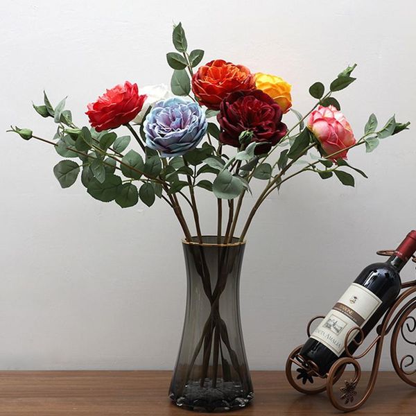 decorative flowers & wreaths european high-end simulation roses, home living room decoration ornaments silk fake flores artificiales
decorative flowers & wreaths european high-end simulation roses, home living room decoration ornaments silk fake flores artificiales