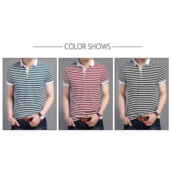summer arrival casual 2021 me's short sleeve t-shirt turn-down collar contrast color striped pullover mens clothing men's t-shirts, White;black
summer arrival casual 2021 me's short sleeve t-shirt turn-down collar contrast color striped pullover mens clothing men's t-shirts, White;black