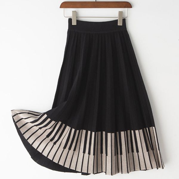 casual dresses women skirt spring knitting skirts s high waist a-line pleated piano keyboard jupe femme saia lt0p, Black;gray
casual dresses women skirt spring knitting skirts s high waist a-line pleated piano keyboard jupe femme saia lt0p, Black;gray