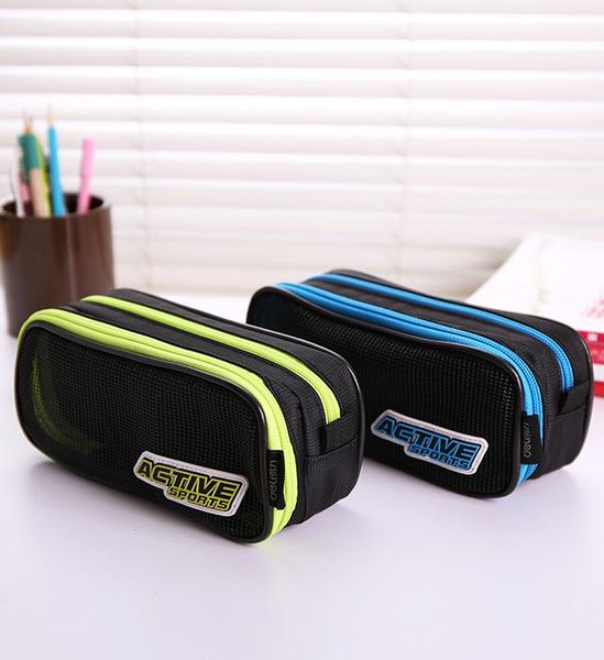 pc/lot simple fashion canvas double-layer large big pencil bag & case for school stationery office supply bags
pc/lot simple fashion canvas double-layer large big pencil bag & case for school stationery office supply bags