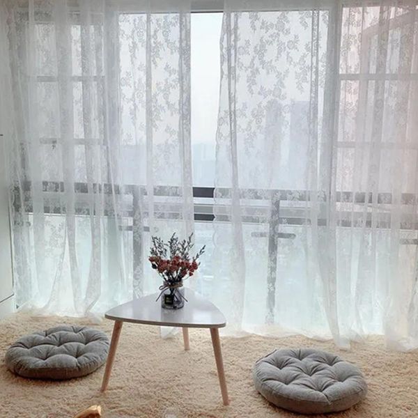 european voile sheer curtain embroidery flower screens white tulle curtains for bedroom living room windows home decor & drapes
european voile sheer curtain embroidery flower screens white tulle curtains for bedroom living room windows home decor & drapes