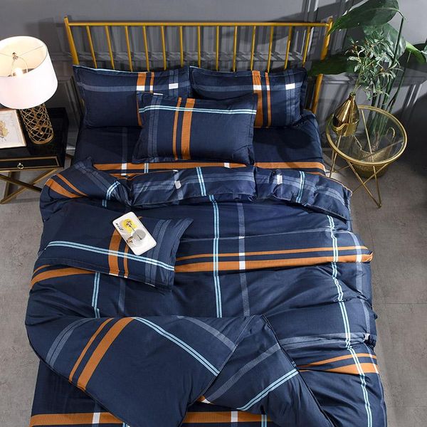 bedding sets home textile blue orange stripes duvet cover bed sheet pillow case single double king for set
bedding sets home textile blue orange stripes duvet cover bed sheet pillow case single double king for set
