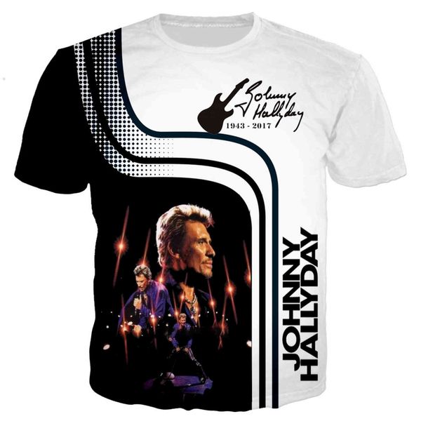 men's and women's johnny hallyday 3d printed harajuku street cloth, fashionable short sve casual t-shirts, big discount, White;black
men's and women's johnny hallyday 3d printed harajuku street cloth, fashionable short sve casual t-shirts, big discount, White;black
