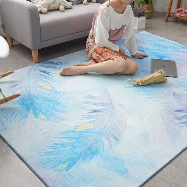 carpets modern feather pattern carpet light blue living room rug large floor mat anti-slip kids bedroom home decor yoga mats 160x230cm
carpets modern feather pattern carpet light blue living room rug large floor mat anti-slip kids bedroom home decor yoga mats 160x230cm
