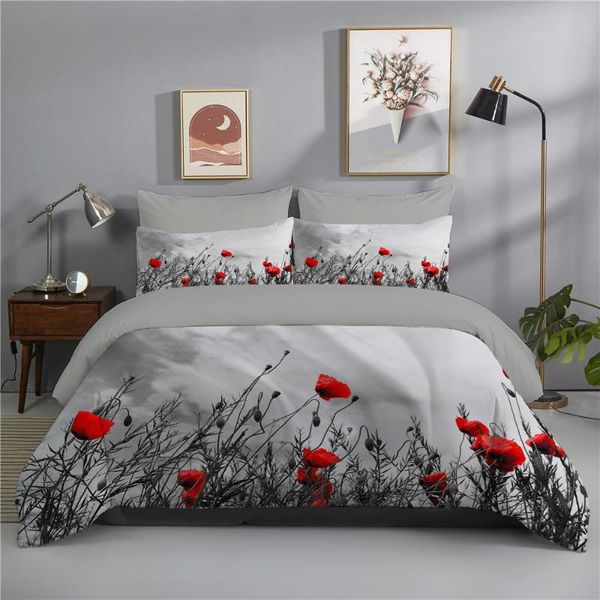bedding sets vintage flowers printed grey duvet cover pillowcase 3d set bohemian blanket/comforter home textiles
bedding sets vintage flowers printed grey duvet cover pillowcase 3d set bohemian blanket/comforter home textiles