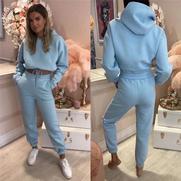 2 piece set tracksuit autumn womenpant clothes solid hooded sweatshirt and pants sports jogger suit womens sets leisure outfits, White
2 piece set tracksuit autumn womenpant clothes solid hooded sweatshirt and pants sports jogger suit womens sets leisure outfits, White