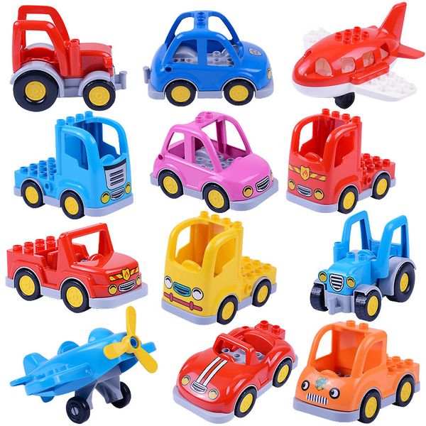3Pieces/LotBuilding Blocks Car Toys For Children Ambulance Truck Train Fire Truck Aircraft Helicopter Vehicle Bulldozer DIY Educational Toy
3Pieces/LotBuilding Blocks Car Toys For Children Ambulance Truck Train Fire Truck Aircraft Helicopter Vehicle Bulldozer DIY Educational Toy