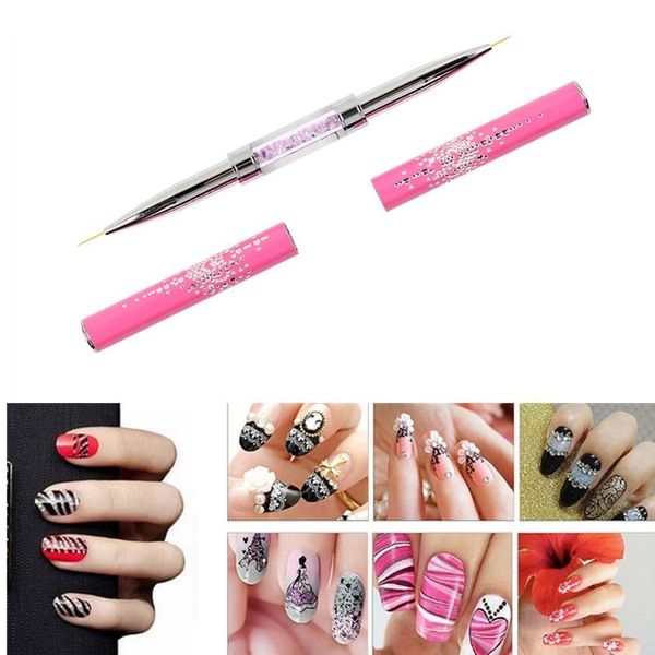 nail brushes art liner brush tool carved crystal ultra-thin line drawing pen pull wire potherapy flower double metal, Yellow
nail brushes art liner brush tool carved crystal ultra-thin line drawing pen pull wire potherapy flower double metal, Yellow