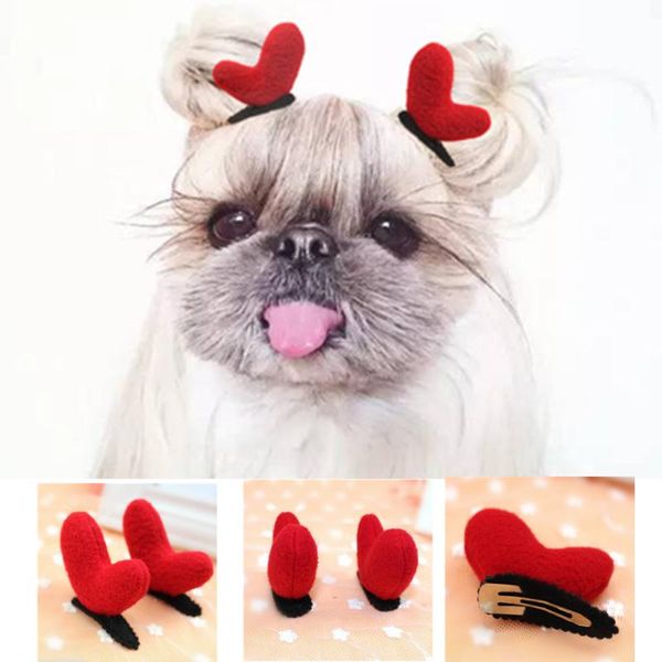 cat costumes 6 pcs/lot christmas dog clips pet accessories grooming cats hairpin hair accessory red heart antlers
cat costumes 6 pcs/lot christmas dog clips pet accessories grooming cats hairpin hair accessory red heart antlers