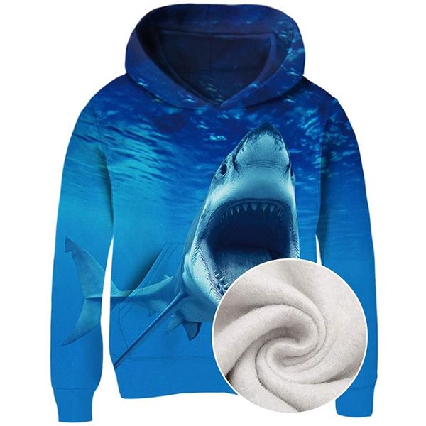 shark pattern novelty hoodie for boys and girls 3d printing pullover hooded sweatshirt with pocket 100-160, Black
shark pattern novelty hoodie for boys and girls 3d printing pullover hooded sweatshirt with pocket 100-160, Black