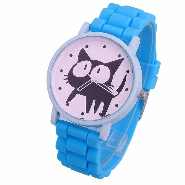 wristwatches gnova platinum silicone women watch little black cat kitty quartz wristwatch fashion girl clock para femme, Slivery;brown
wristwatches gnova platinum silicone women watch little black cat kitty quartz wristwatch fashion girl clock para femme, Slivery;brown