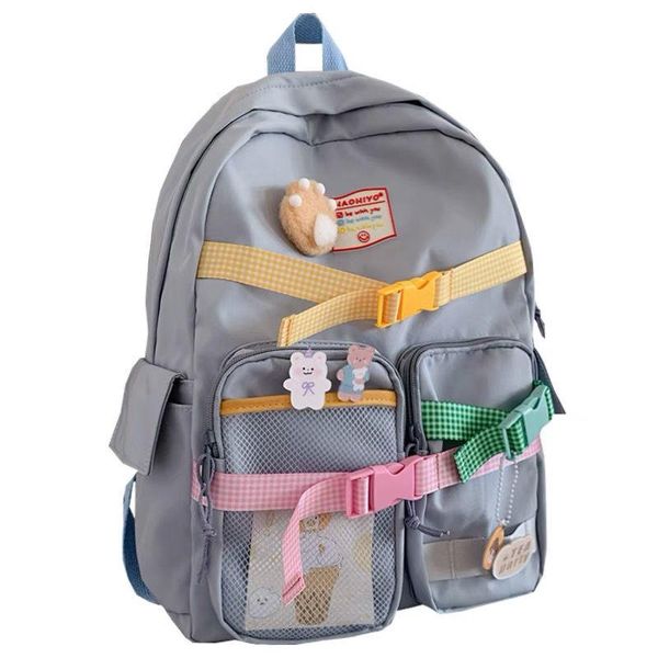 backpack schoolbag women's simple versatile high school student nylon water proof bag outdoor multifunctional
backpack schoolbag women's simple versatile high school student nylon water proof bag outdoor multifunctional