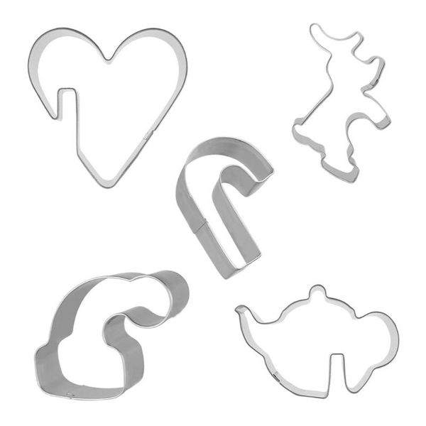 baking moulds hanging cup christmas cake cookie cutter mold stainless steel biscuit mould diy fondant pastry decorating tools 5pcs/set
baking moulds hanging cup christmas cake cookie cutter mold stainless steel biscuit mould diy fondant pastry decorating tools 5pcs/set