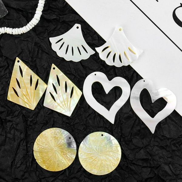 charms hyperbole natural shell large ginkge leaf rhombus heart round pendant mother pearl diy necklace earring jewelry accessory, Bronze;silver
charms hyperbole natural shell large ginkge leaf rhombus heart round pendant mother pearl diy necklace earring jewelry accessory, Bronze;silver