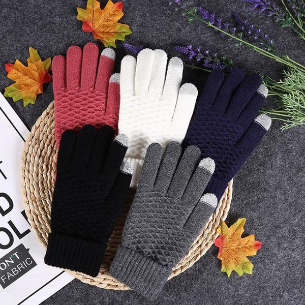 five fingers gloves korean women full finger wool knit jacquard grid pattern elastic cycling warm glove winter touch screen driving a, Blue;gray
five fingers gloves korean women full finger wool knit jacquard grid pattern elastic cycling warm glove winter touch screen driving a, Blue;gray