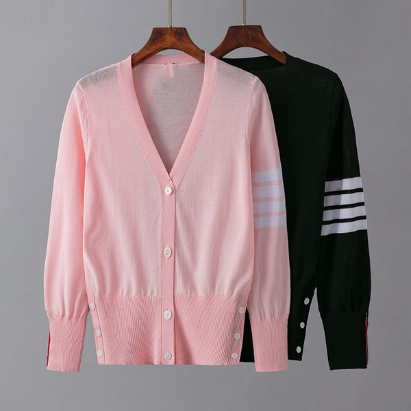 tb college style color blocking short ice silk knitted cardigan women's new summer sunscreen air conditioner shirt thin outer layer, White;black
tb college style color blocking short ice silk knitted cardigan women's new summer sunscreen air conditioner shirt thin outer layer, White;black