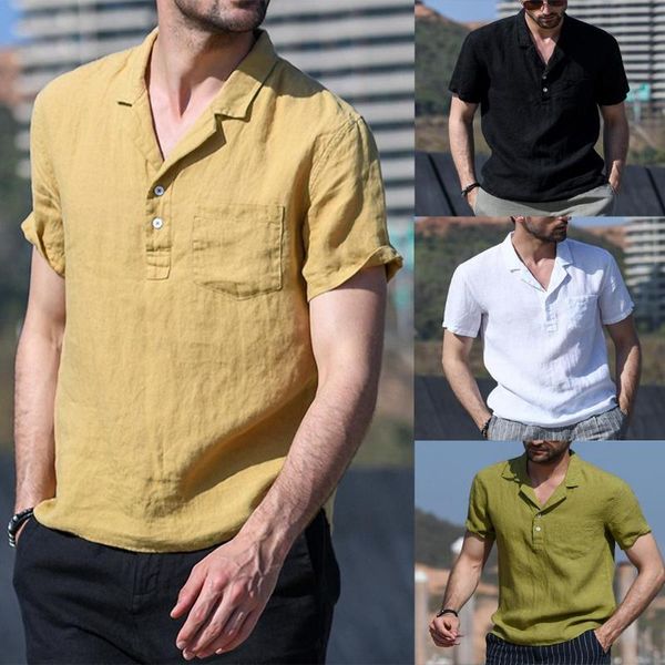 men casual linen shirt retro chinese style lapel slim for adults men's shirts, White;black
men casual linen shirt retro chinese style lapel slim for adults men's shirts, White;black