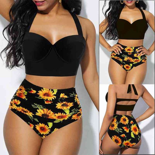women up print swimwear push 2021 bikinis set bikini swimsuit female high waist swimming suits for bathing suit two piece, White;black
women up print swimwear push 2021 bikinis set bikini swimsuit female high waist swimming suits for bathing suit two piece, White;black