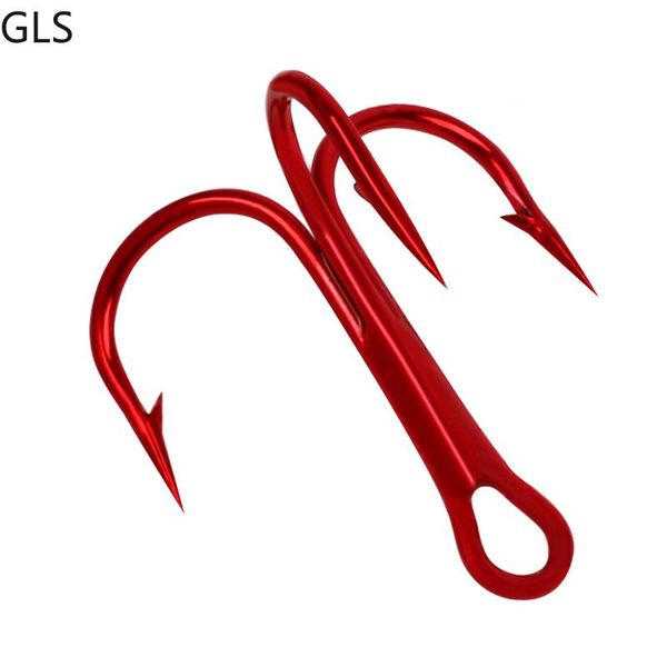 fishing hooks 2/4/6/8/ 100pcs/lot red corrosion-resistant three made of carbon steel with barb tackle
fishing hooks 2/4/6/8/ 100pcs/lot red corrosion-resistant three made of carbon steel with barb tackle