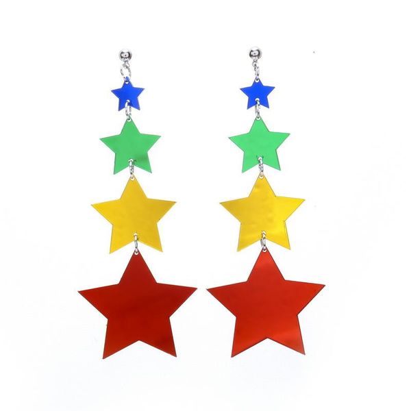 dangle & chandelier fashion women acrylic color five-pointed star crystal tassel earrings party summer accessory, Silver
dangle & chandelier fashion women acrylic color five-pointed star crystal tassel earrings party summer accessory, Silver