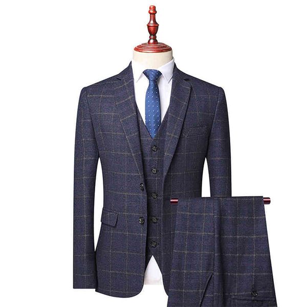 men's suits & blazers ( jacket + vest pants )three-piece male formal business plaids suit for fashion boutique plaid wedding dress blaz, White;black
men's suits & blazers ( jacket + vest pants )three-piece male formal business plaids suit for fashion boutique plaid wedding dress blaz, White;black