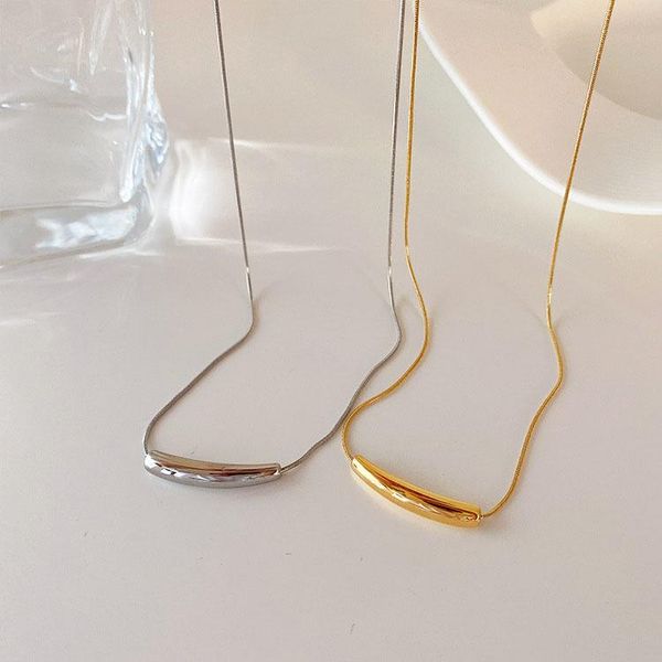 chains simple bar shape gold silver color thin chain necklace for women korean ladies personality elegant charm neck jewelry gift
chains simple bar shape gold silver color thin chain necklace for women korean ladies personality elegant charm neck jewelry gift