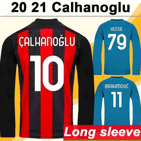 21 20 long sleeve calhanoglu ibrahimovic mens soccer jerseys theo bennacer a. rebic home football shirt romagnoli kessie uniforms, Black
21 20 long sleeve calhanoglu ibrahimovic mens soccer jerseys theo bennacer a. rebic home football shirt romagnoli kessie uniforms, Black