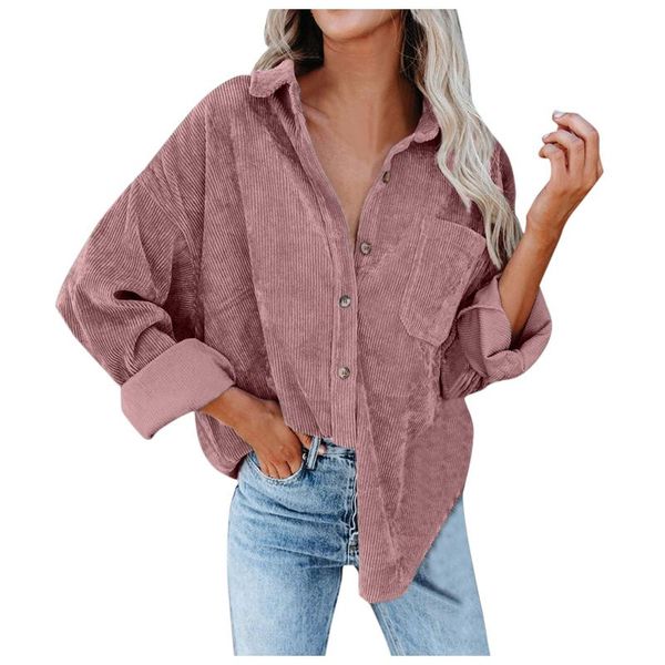 women's vests button corduroy womens pockets casual loose female shirts long sleeve keep warm thickening autumn winter lady blouses, Black;white
women's vests button corduroy womens pockets casual loose female shirts long sleeve keep warm thickening autumn winter lady blouses, Black;white