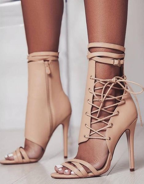 dress shoes summer roman buckle strap women sandals gladiator cross-tied lace up peep toe high heels 12 cm ankle boots apricot, Black
dress shoes summer roman buckle strap women sandals gladiator cross-tied lace up peep toe high heels 12 cm ankle boots apricot, Black