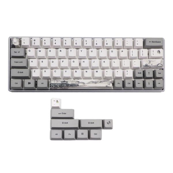 61+11 keys oem pbt keycaps full set mechanical keyboard dye-sublimation cherry keyboards
61+11 keys oem pbt keycaps full set mechanical keyboard dye-sublimation cherry keyboards