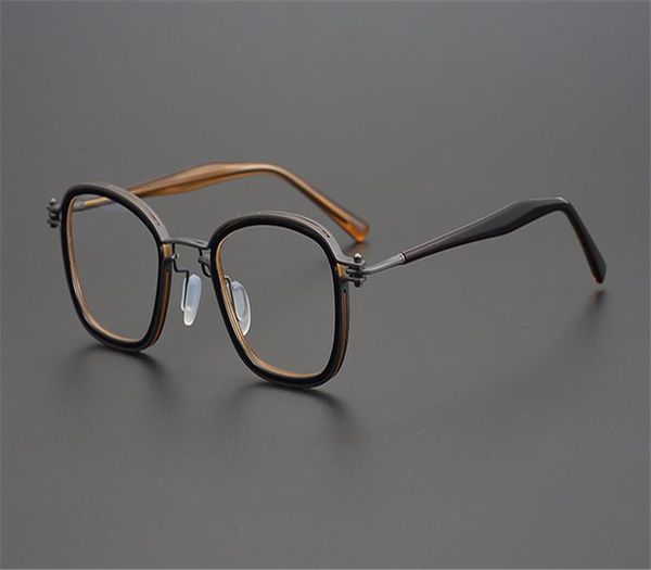 fashion sunglasses frames ultralight retro pure titanium full rim myopia eyewear frame brand design clear lens goggle optical eyeglas, Black
fashion sunglasses frames ultralight retro pure titanium full rim myopia eyewear frame brand design clear lens goggle optical eyeglas, Black