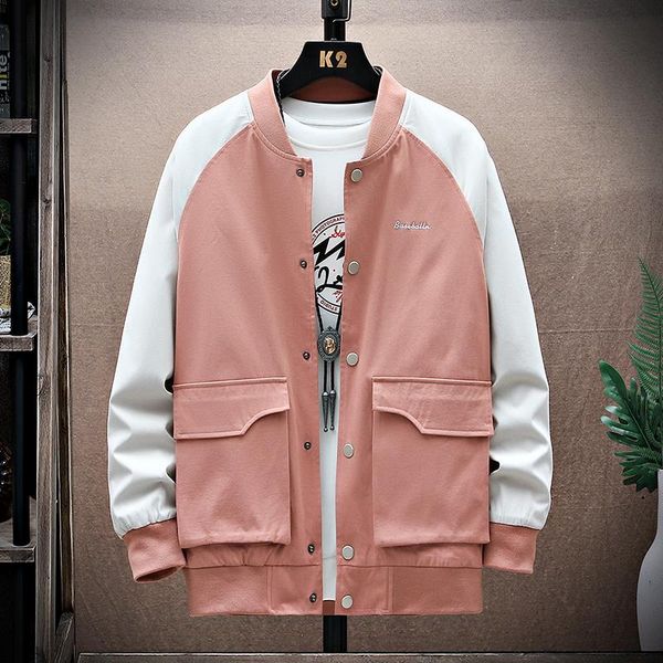 men's jackets 2021 fall baseball jacket korea fashion men clothing coats streetwear harajuku y2k long sleeve plus size clothes, Black;brown
men's jackets 2021 fall baseball jacket korea fashion men clothing coats streetwear harajuku y2k long sleeve plus size clothes, Black;brown