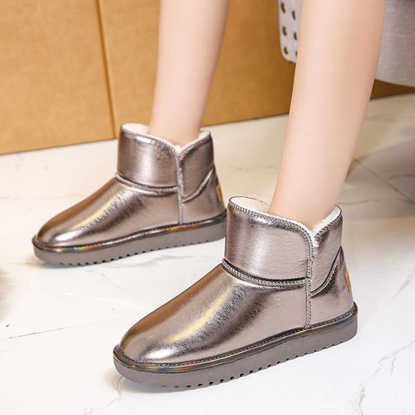 boots woman drop waterproof pu leather women comfortable cotton shoes women's winter warm thick plush classic snow, Black
boots woman drop waterproof pu leather women comfortable cotton shoes women's winter warm thick plush classic snow, Black