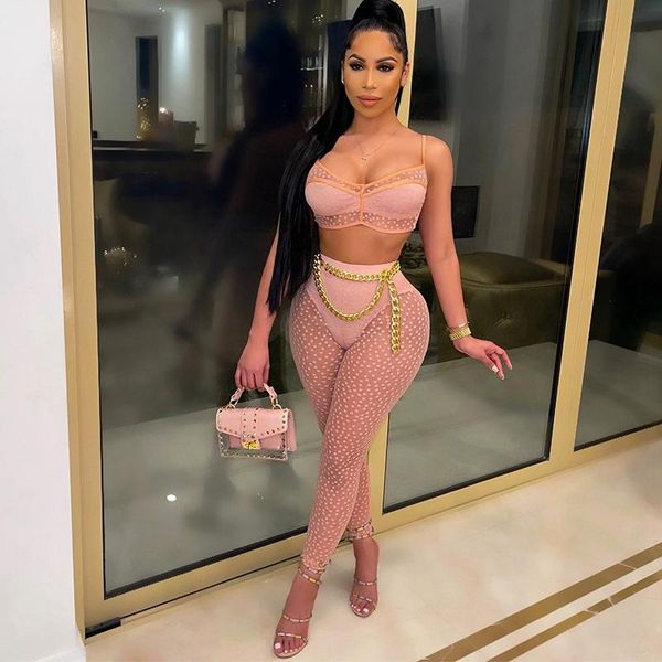 women's two piece pants sheer mesh patchwork 2pcs set spaghetti strap crop and long skinny leggings summer see through outfits club, White
women's two piece pants sheer mesh patchwork 2pcs set spaghetti strap crop and long skinny leggings summer see through outfits club, White
