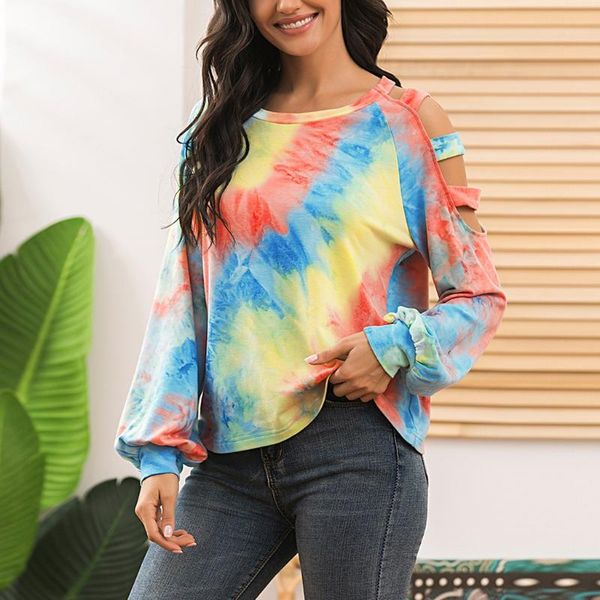 fashion tie-dye print blouse shirt hollow out loose o-neck casual autumn ladies female women long sleeve blusas pullover women's blous, White
fashion tie-dye print blouse shirt hollow out loose o-neck casual autumn ladies female women long sleeve blusas pullover women's blous, White