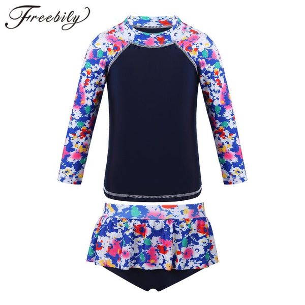 children's swimwear girls summer tankini bathing suit upf 50+ long sleeves flower printed rashguard + bottoms kids swimsuit one-piece
children's swimwear girls summer tankini bathing suit upf 50+ long sleeves flower printed rashguard + bottoms kids swimsuit one-piece