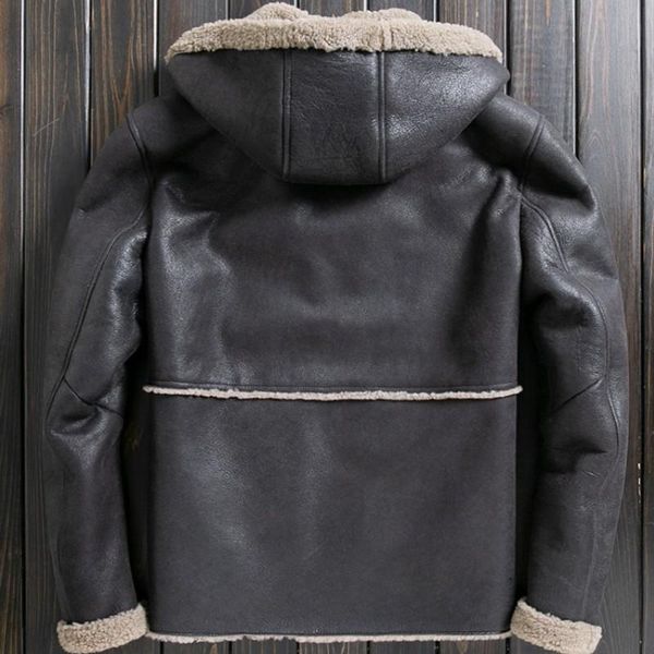 eco-coat designer brand sheep wool fur coat men hooded rivets genuine leather sheepskin jacket thickening warm winter luxury men's & fa, Black
eco-coat designer brand sheep wool fur coat men hooded rivets genuine leather sheepskin jacket thickening warm winter luxury men's & fa, Black