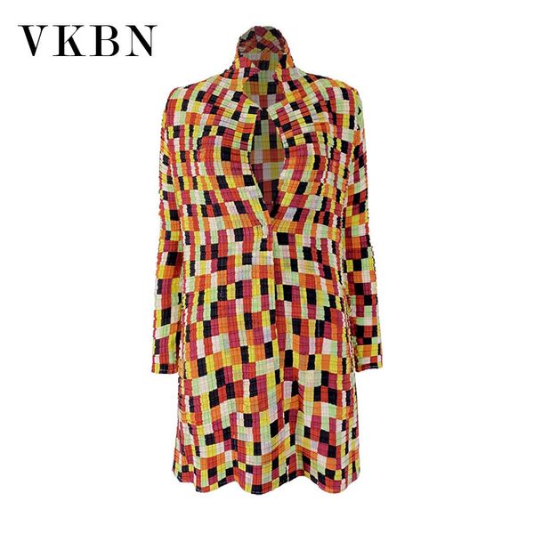 vkbn spring autumn jaket women oversized long sleeve mandarin collar open stitch pleated fabric color printing 210507, Black;brown
vkbn spring autumn jaket women oversized long sleeve mandarin collar open stitch pleated fabric color printing 210507, Black;brown